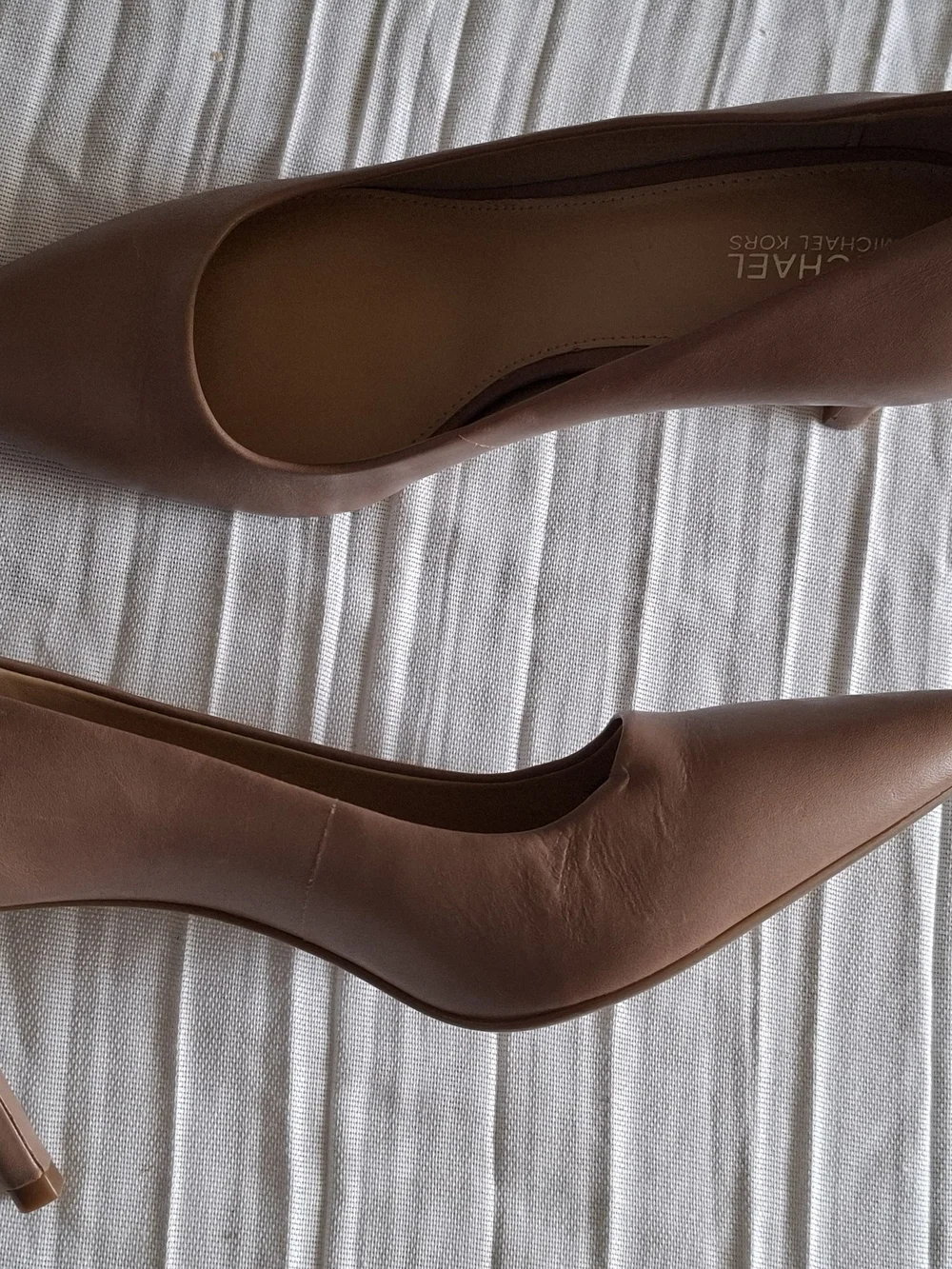 MICHAEL Michael Kors Women's Tan Pointed-Toe Pumps